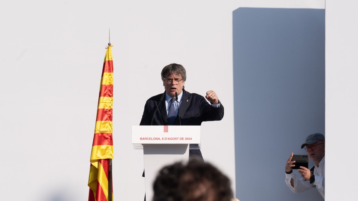 Reaparición de Carles Puigdemont