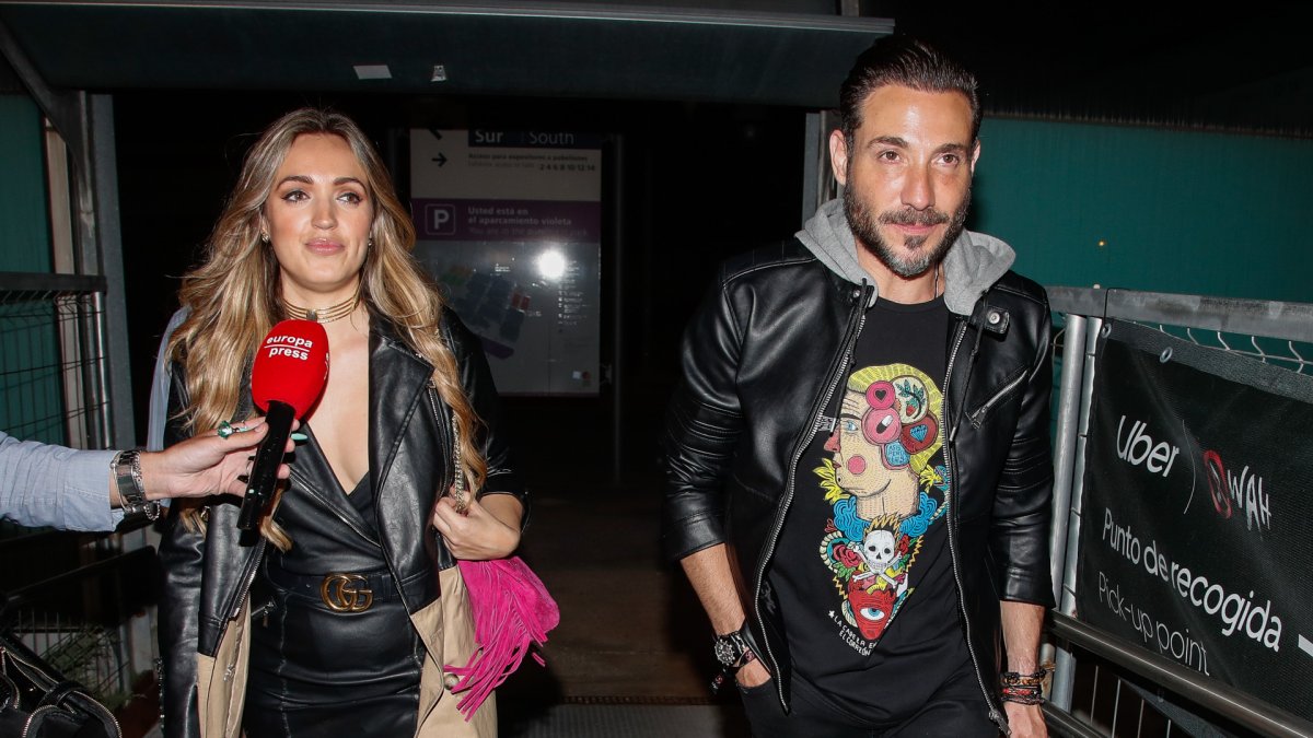 Antonio David y Marta Riesco en Madrid, en mayo de 2022.