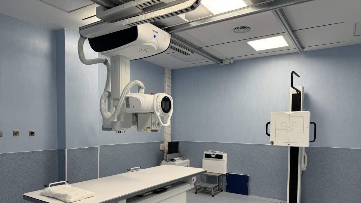 Nueva sala de Radiología del Hospital Doctor Peset