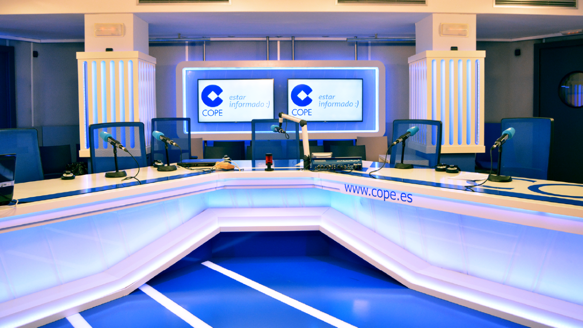 Estudios centrales de la Cadena COPE en Madrid.