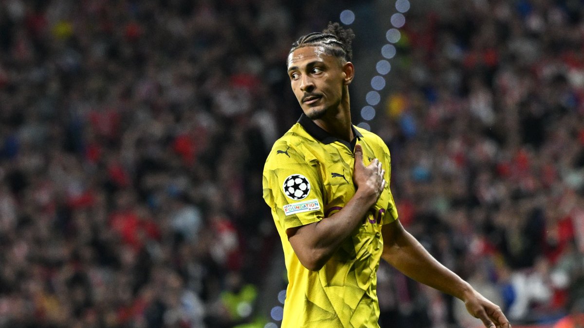 Sebastien Haller, con el Borussia Dortmund.