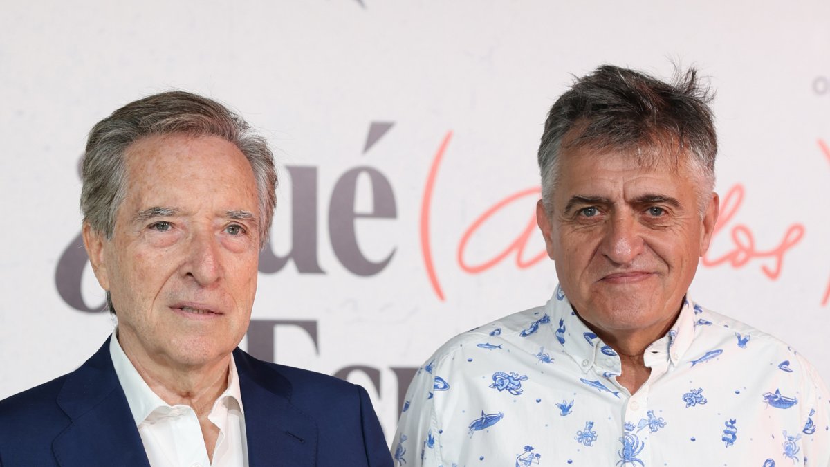Iñaki Gabilondo y Wyoming, en noviembre de 2022 en Madrid
