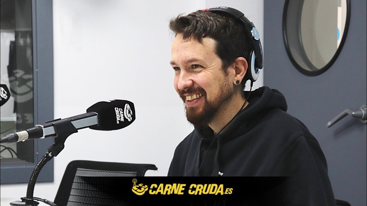 Pablo Iglesias, en el estudio de