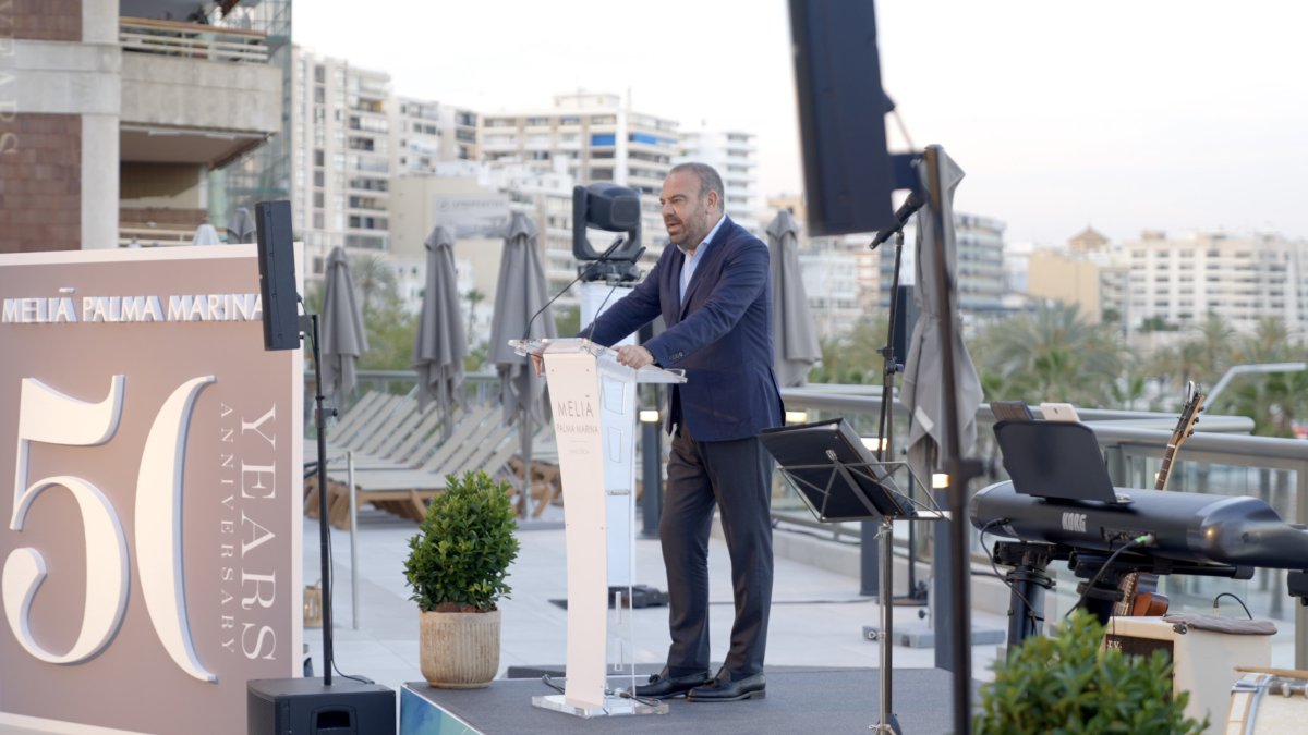 (Foto de ARCHIVO)
El presidente de Meliá Hotels International, Gabriel Escarrer, en la conmemoración del 50 aniversario del Meliá Palma Marina.
MELIÁ HOTELS
07/6/2024