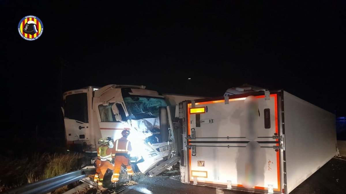 Accidente múltiple en la AP7 /