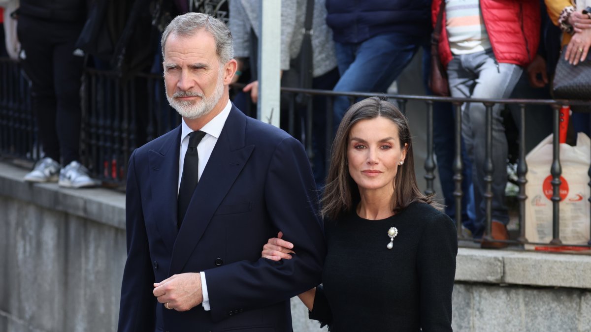Los Reyes Felipe y Letizia en un reciente acto