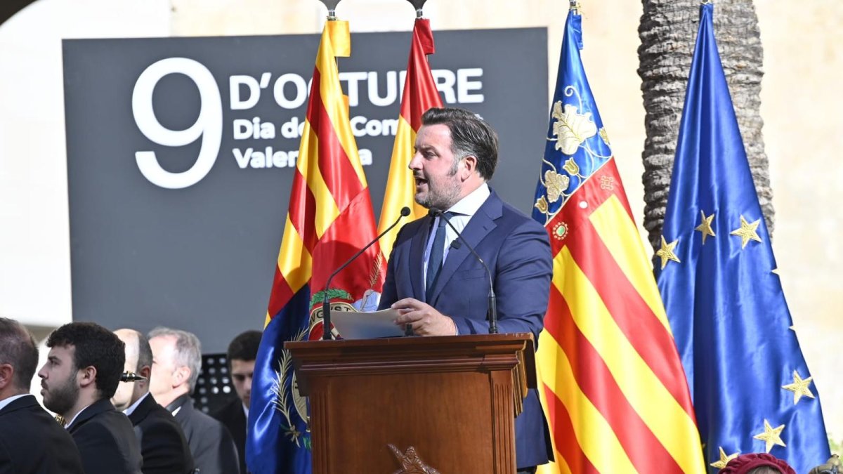 Pablo Ruz durante la celebración del acto en Elche