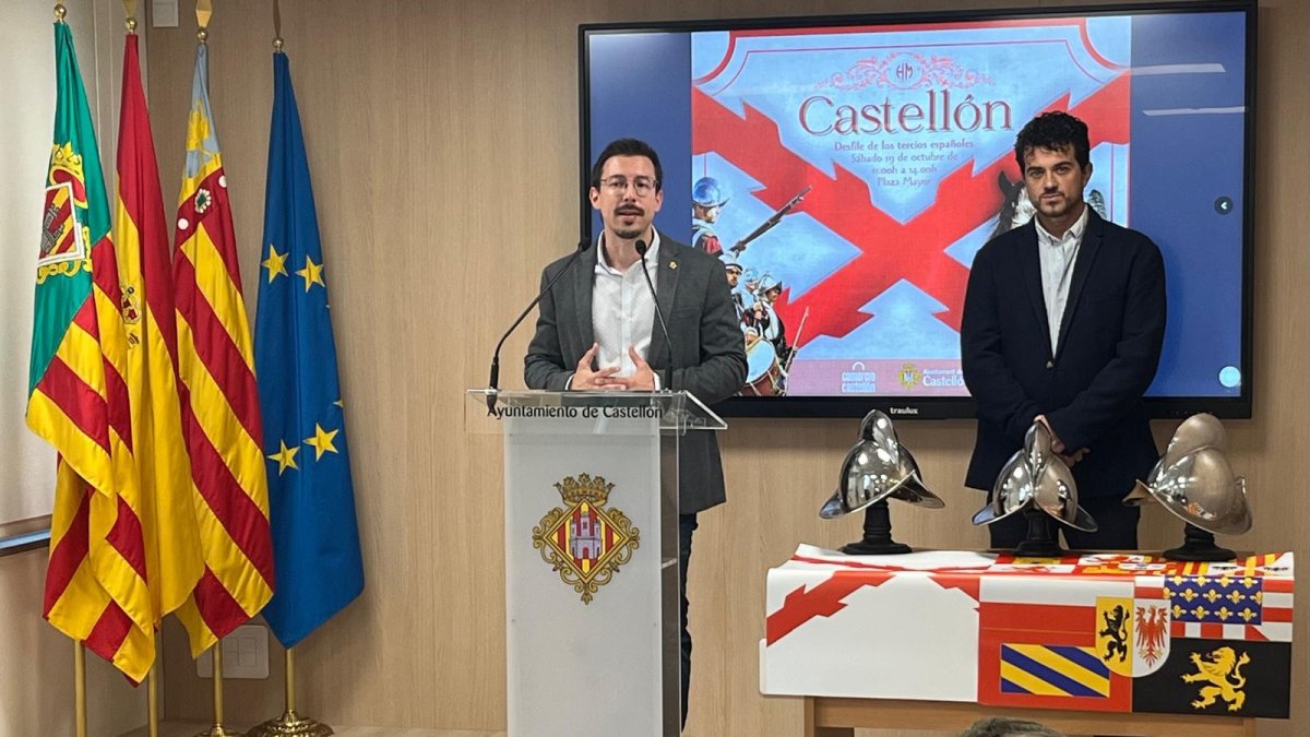 Presentación de la iniciativa llevada a cabo por Vox Castellón