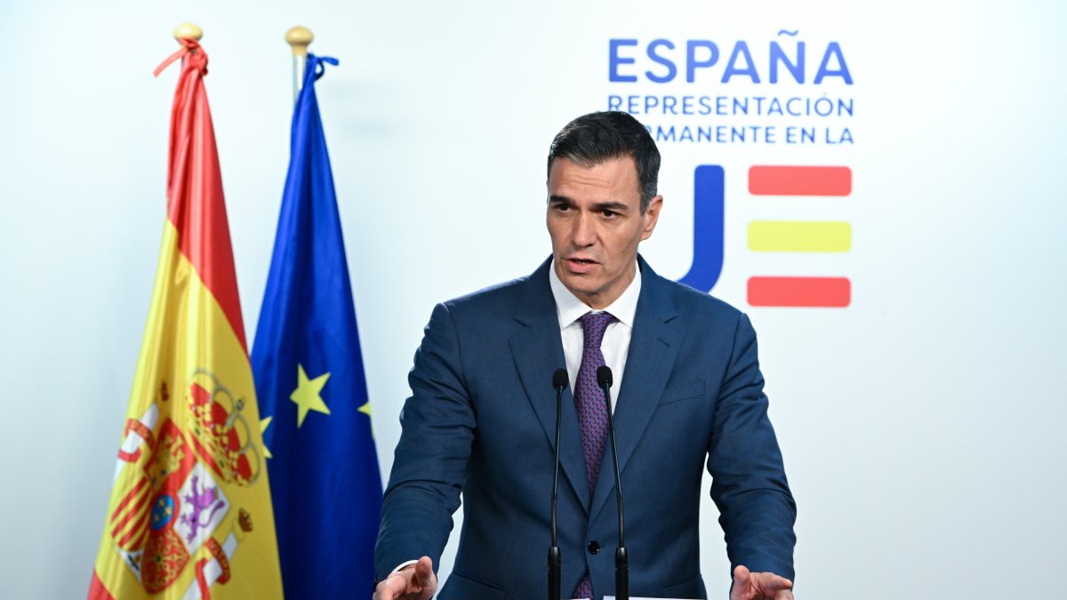 Pedro Sánchez en Bruselas