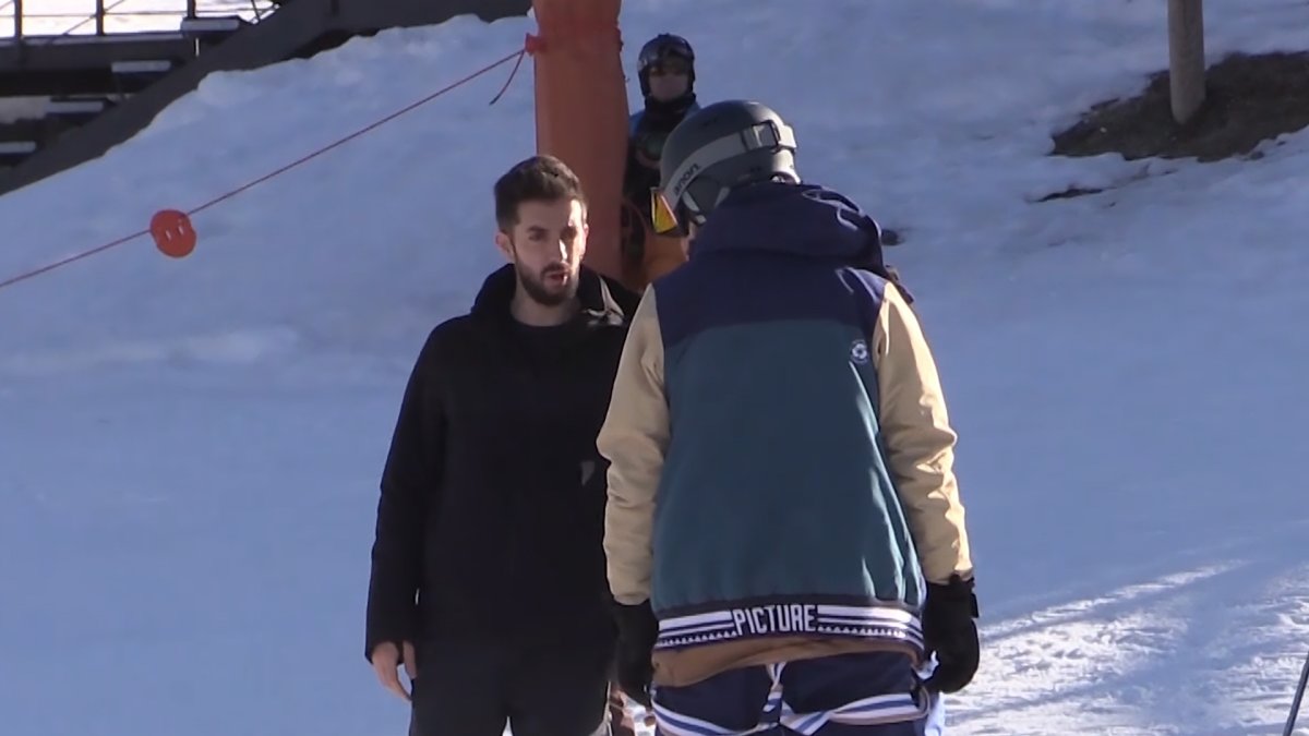 David  Broncano, en una escapada de esquí en 2020.