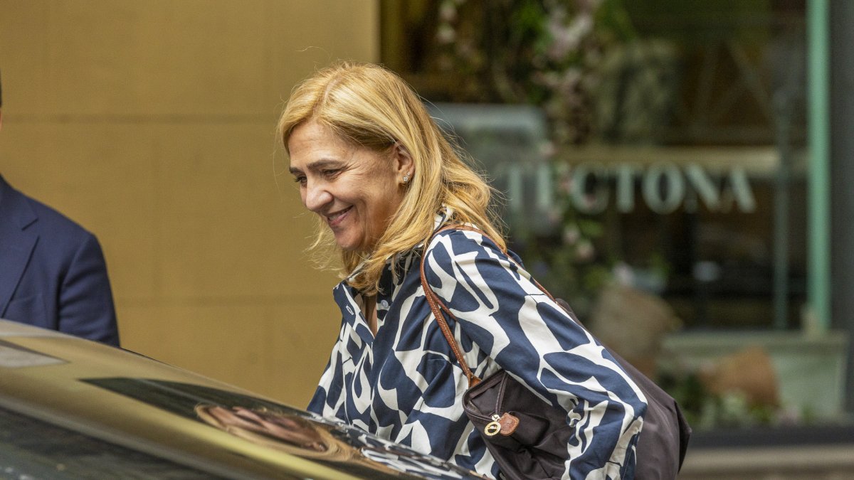 La Infanta Cristina en Madrid, este pasado 26 de septiembre.