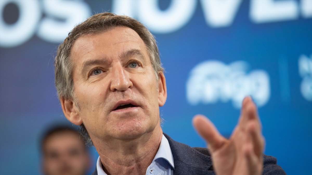 El presidente del Partido Popular, Alberto Núñez Feijóo.