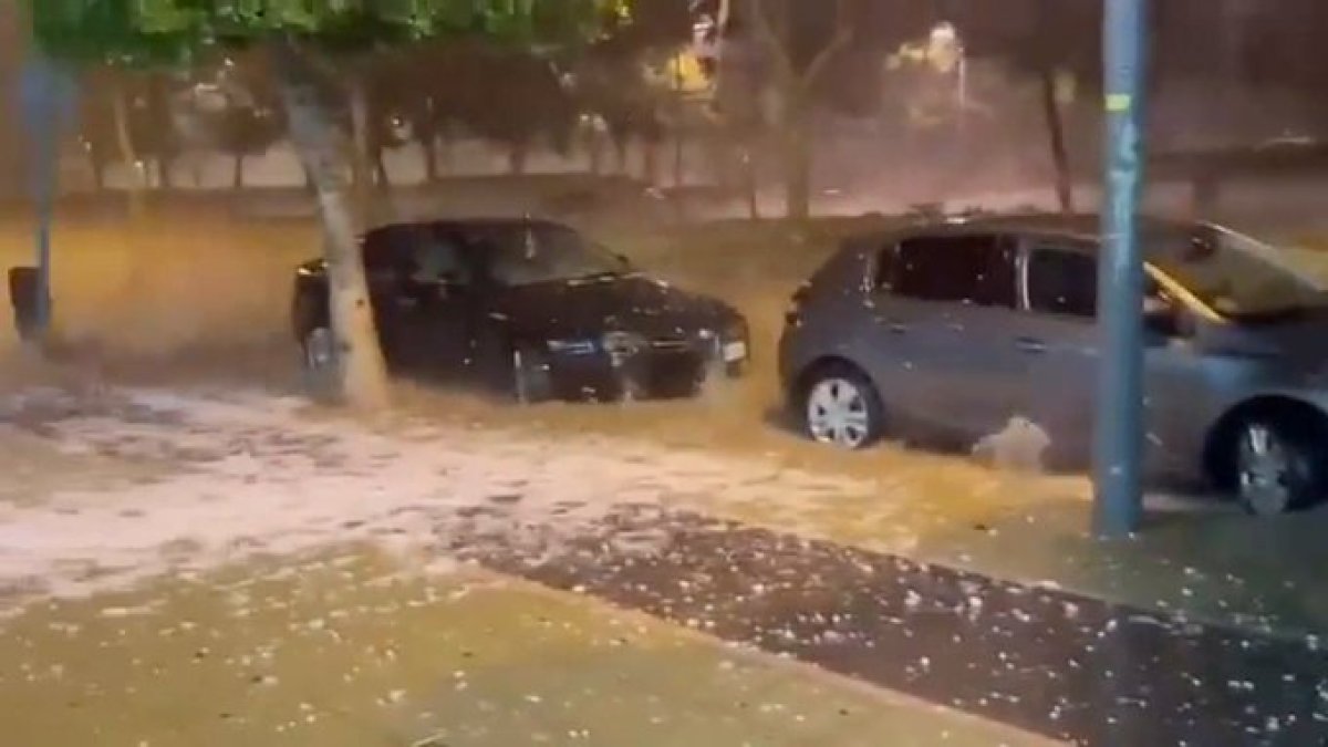 Granizada en Almería.