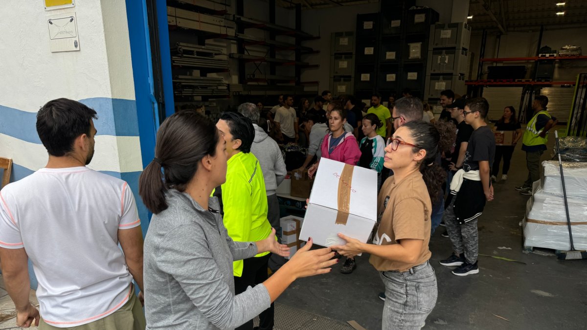 Recogida de ayuda para los afectados de la Dana