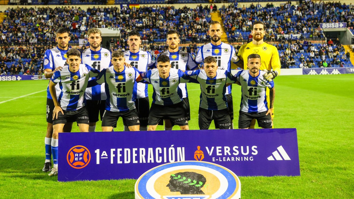 Imagen del Hércules CF en el Rico Pérez durante la temporada 23/24