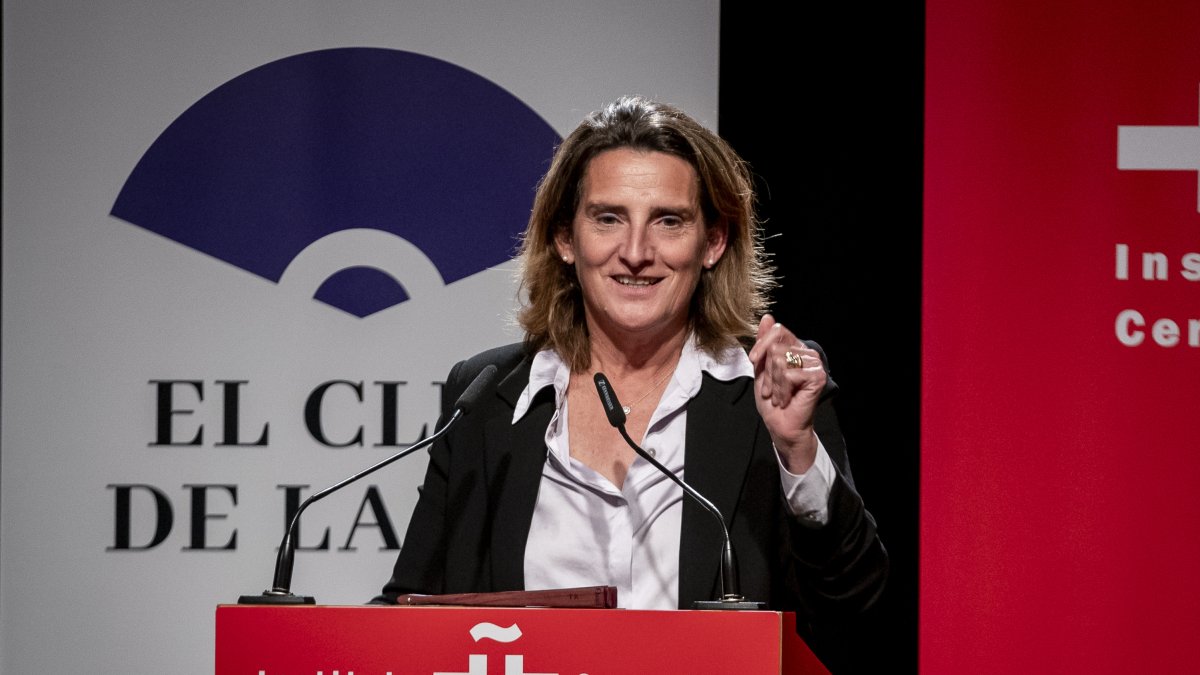 La vicepresidenta tercera y ministra de Transición Ecológica, Teresa Ribera