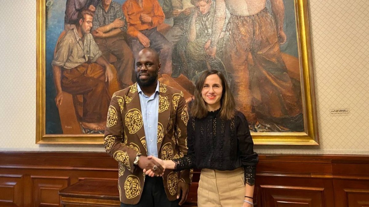Ione Belarra y Kemi Seba, en una imagen que la líder de Podemos compartió en sus redes sociales.