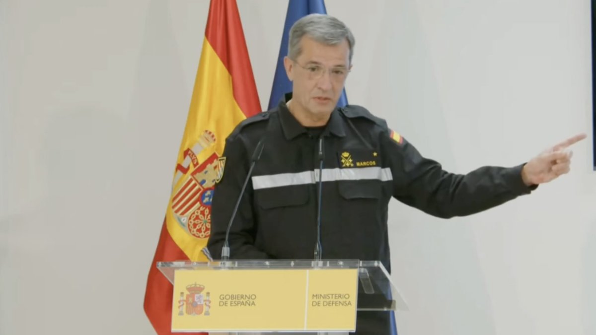 El general jefe de la Unidad Militar de Emergencias (UME), Javier Marcos