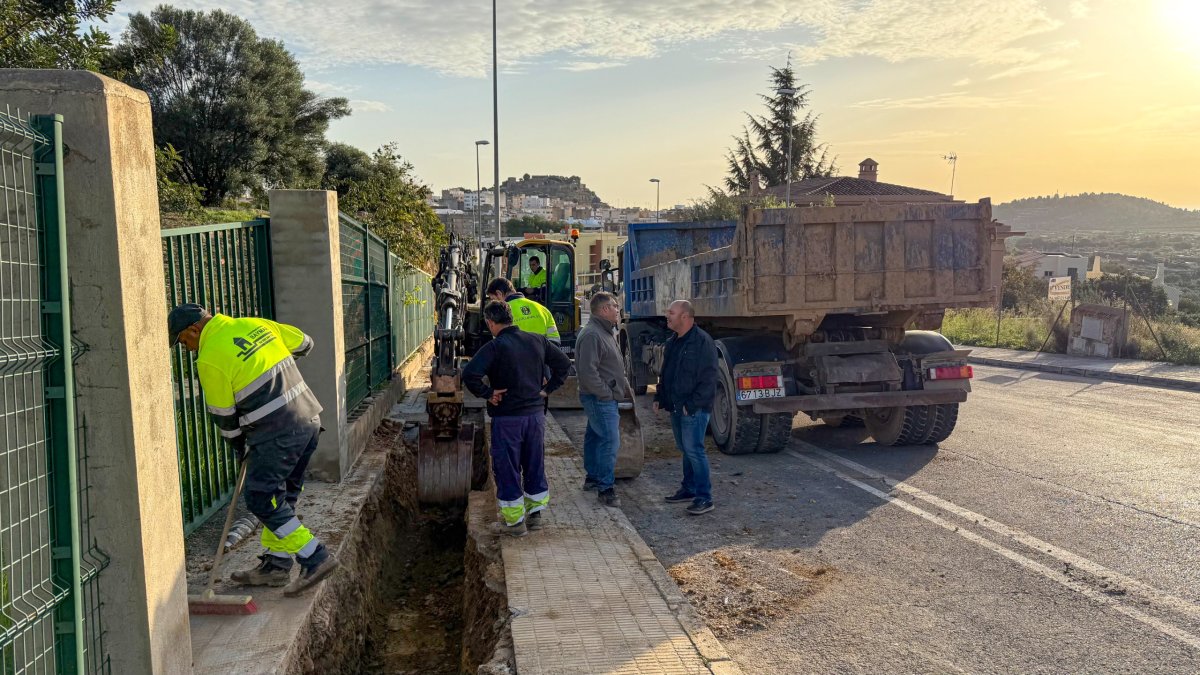 Obras de canalización del agua en Onda