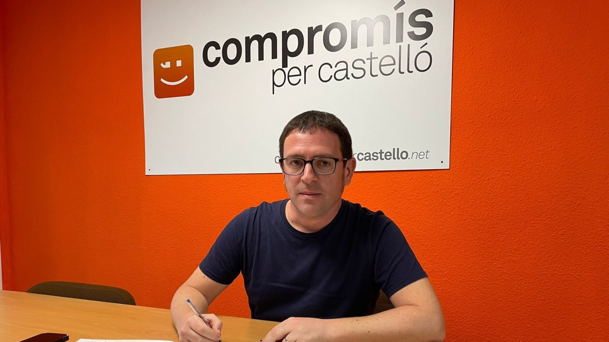 Ignasi Garcia, portavoz de Compromís en el Ayuntamiento