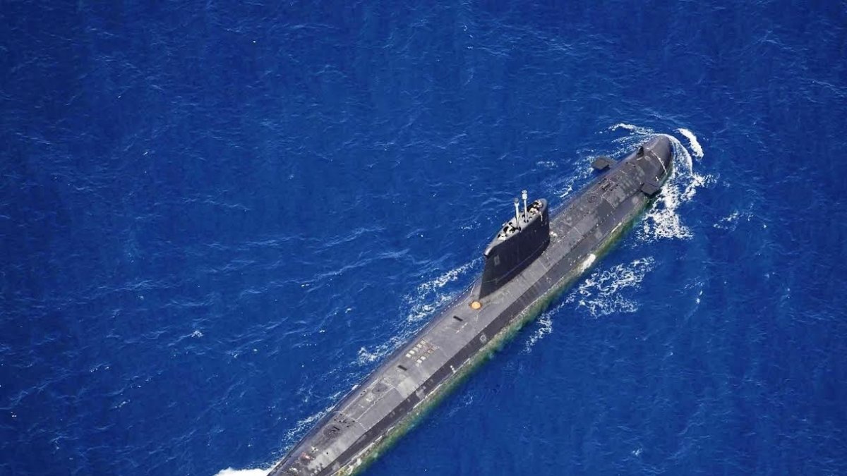 El submarino Galerna de la Armada, en una imagen de archivo