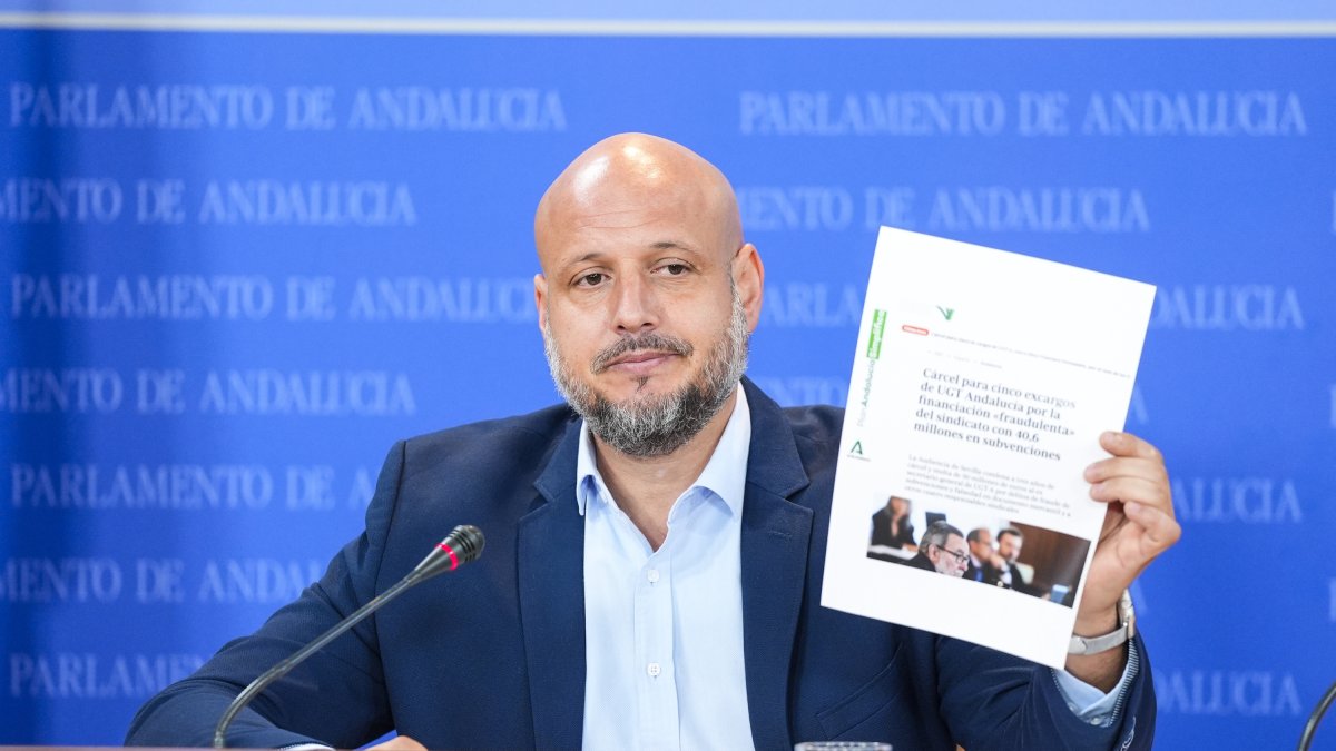 El portavoz adjunto del Grupo Parlamentario Vox, Rodrigo Alonso.