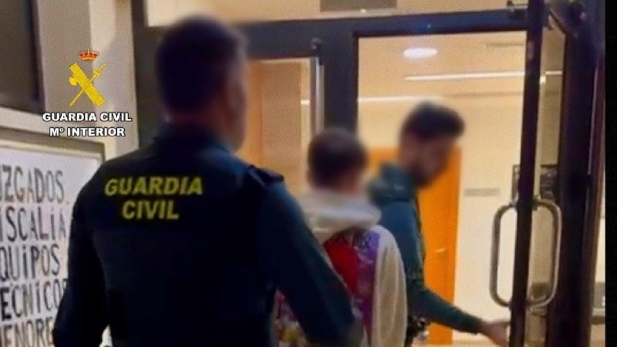 Momento de la detención