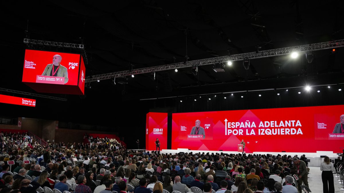 Imagen panorámica del Congreso General del PSOE