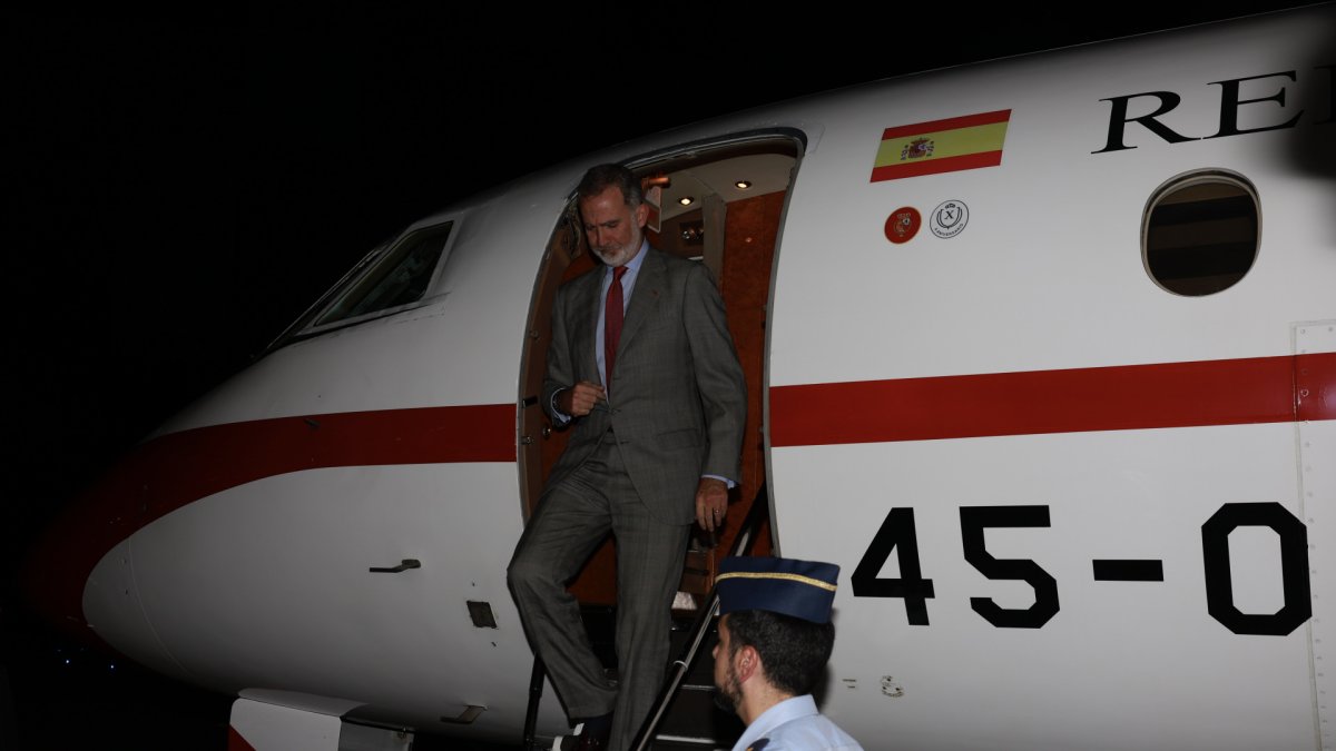 El Rey Felipe VI, en una reciente visita a Ecuador.