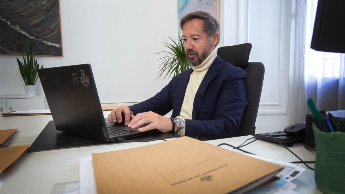 El concejal de Empleo, Juanma Badenas