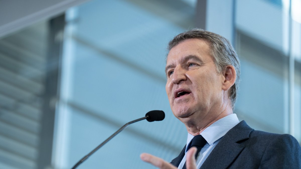 El presidente del PP, Alberto Núñez Feijóo.