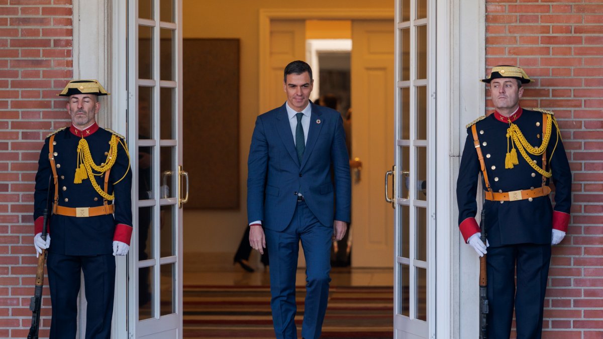 Pedro Sánchez, en La Moncloa el pasado 28 de noviembre.