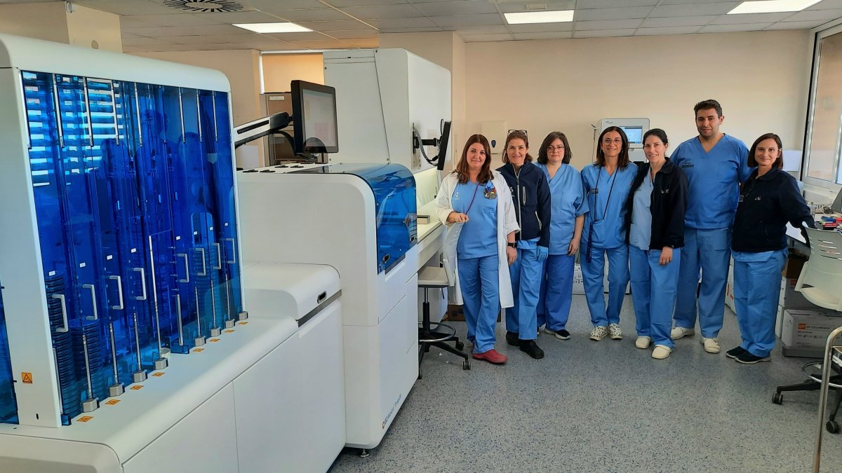 Sembrador automático microbiológico del Hospital Balmis