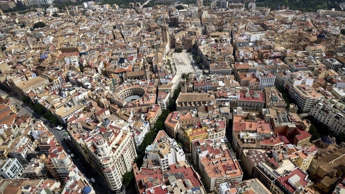 Vista de la ciudad de Valencia