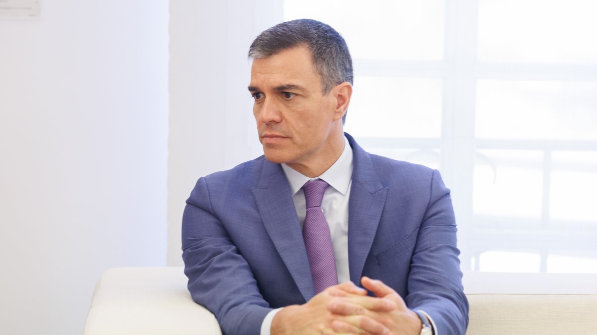 El presidente del Gobierno, Pedro Sánchez