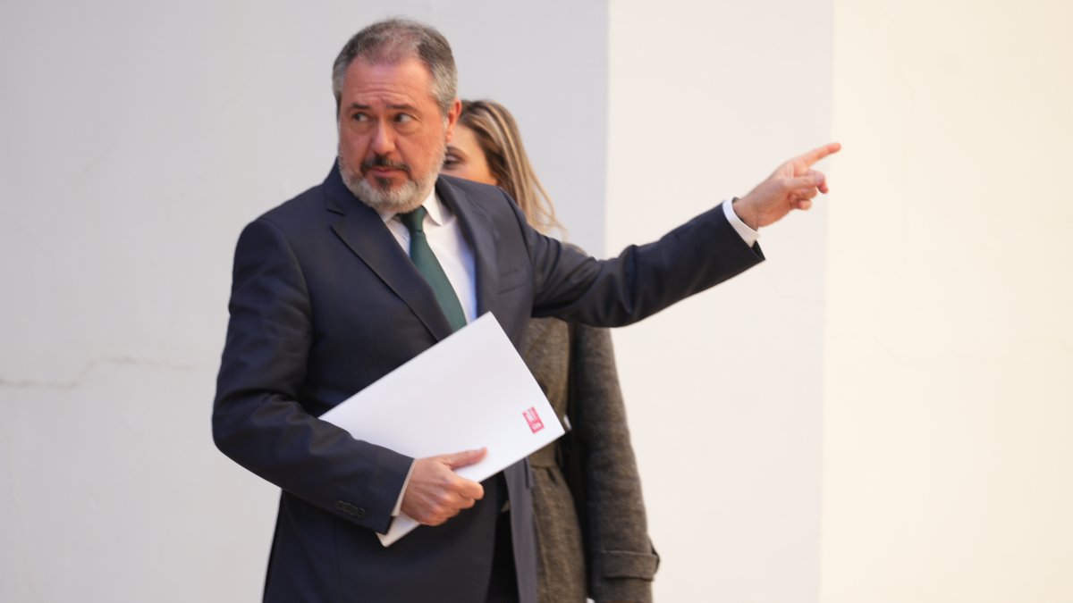 El secretario general del PSOE-A, Juan Espadas.