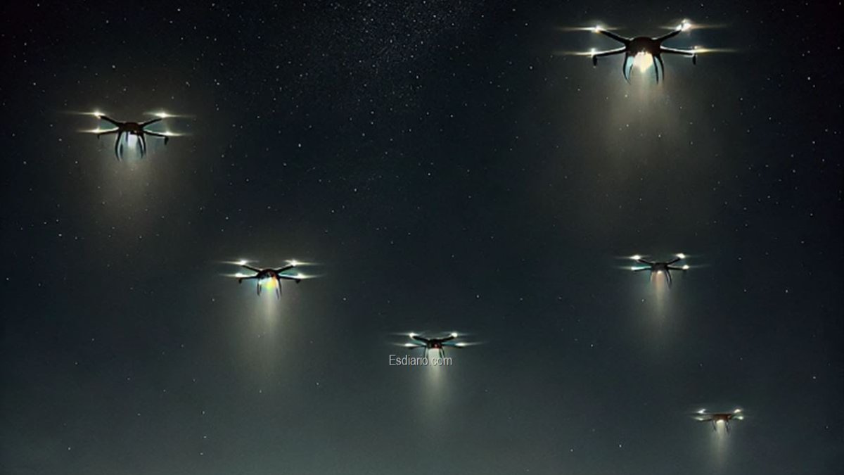 Simulacion de 'Drones en el cielo'