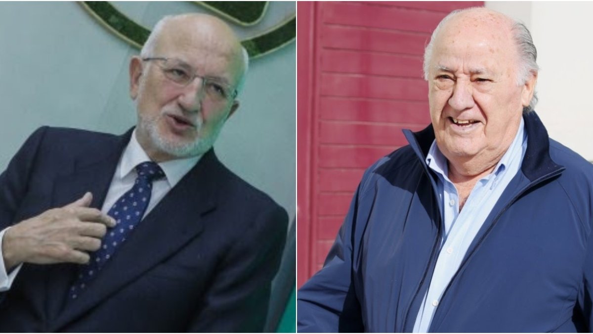 Los empresarios Juan Roig y Amancio Ortega