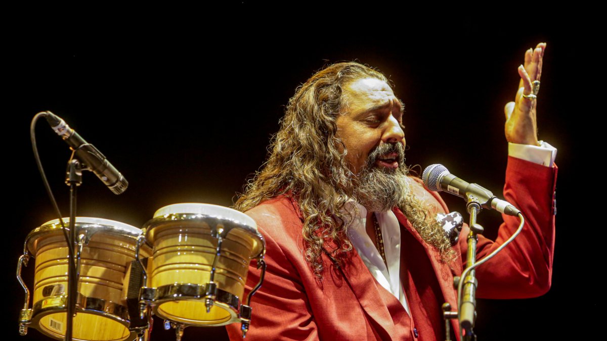 Concierto de Diego el Cigala en Madrid en Abremadrid de IFEMA en Madrid, a 23 de julio de 2020