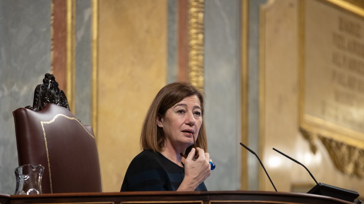 (Foto de ARCHIVO)
La presidenta del Congreso, Francina Armengol