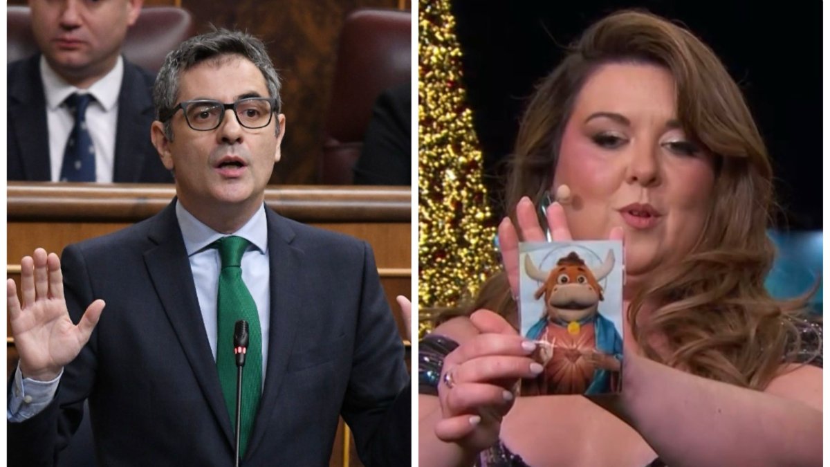 Félix Bolaños y Lalachús en las Campanadas de TVE