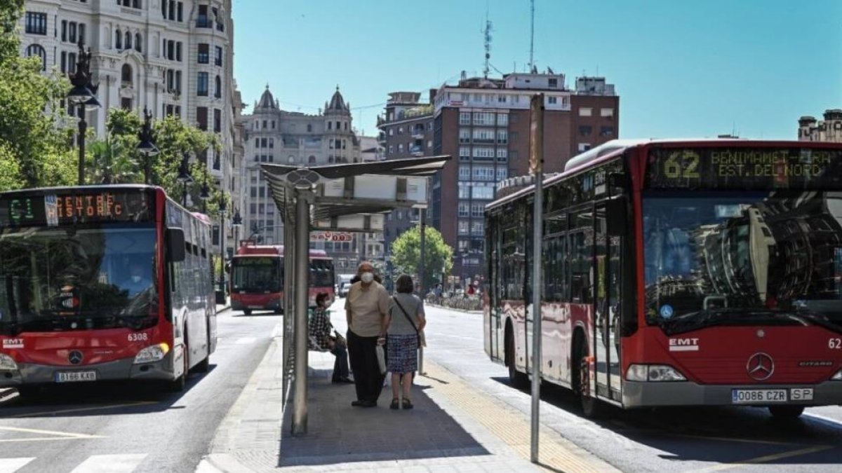 Autobuses centro de Valencia