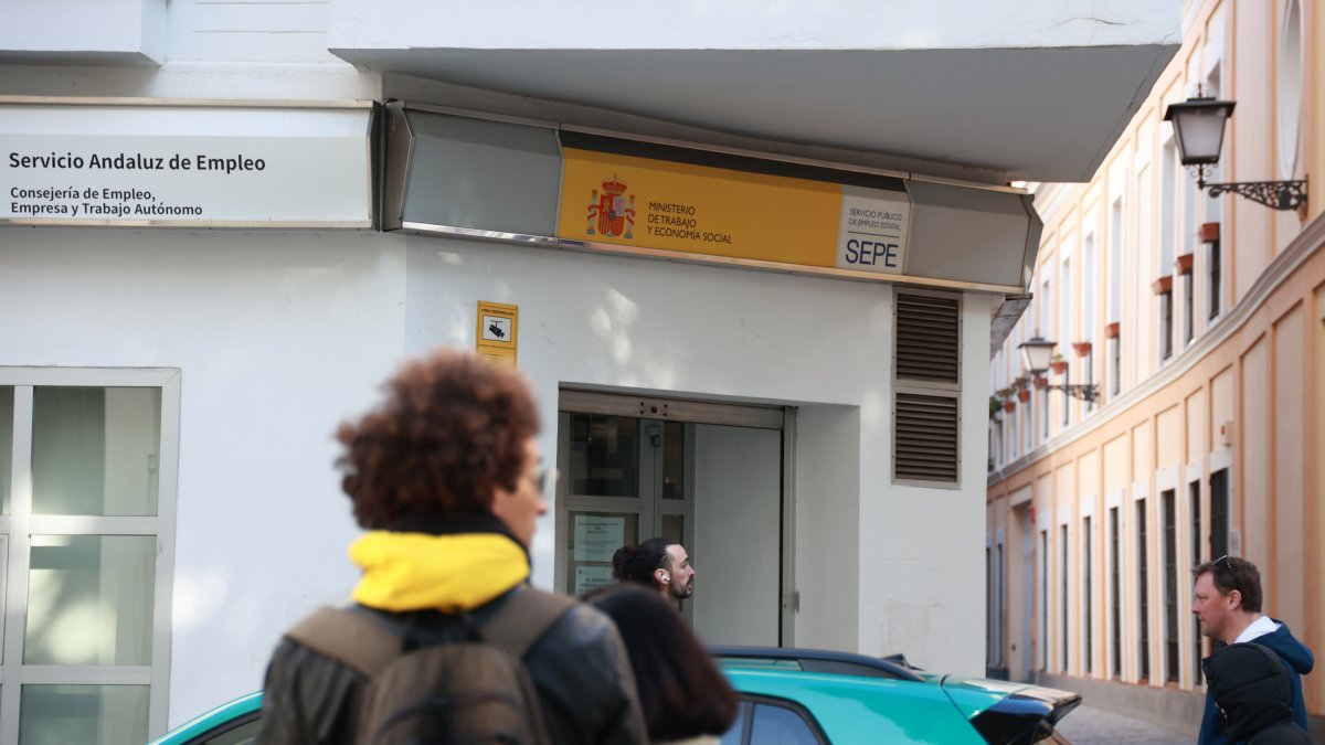 Oficina de empleo en Sevilla.