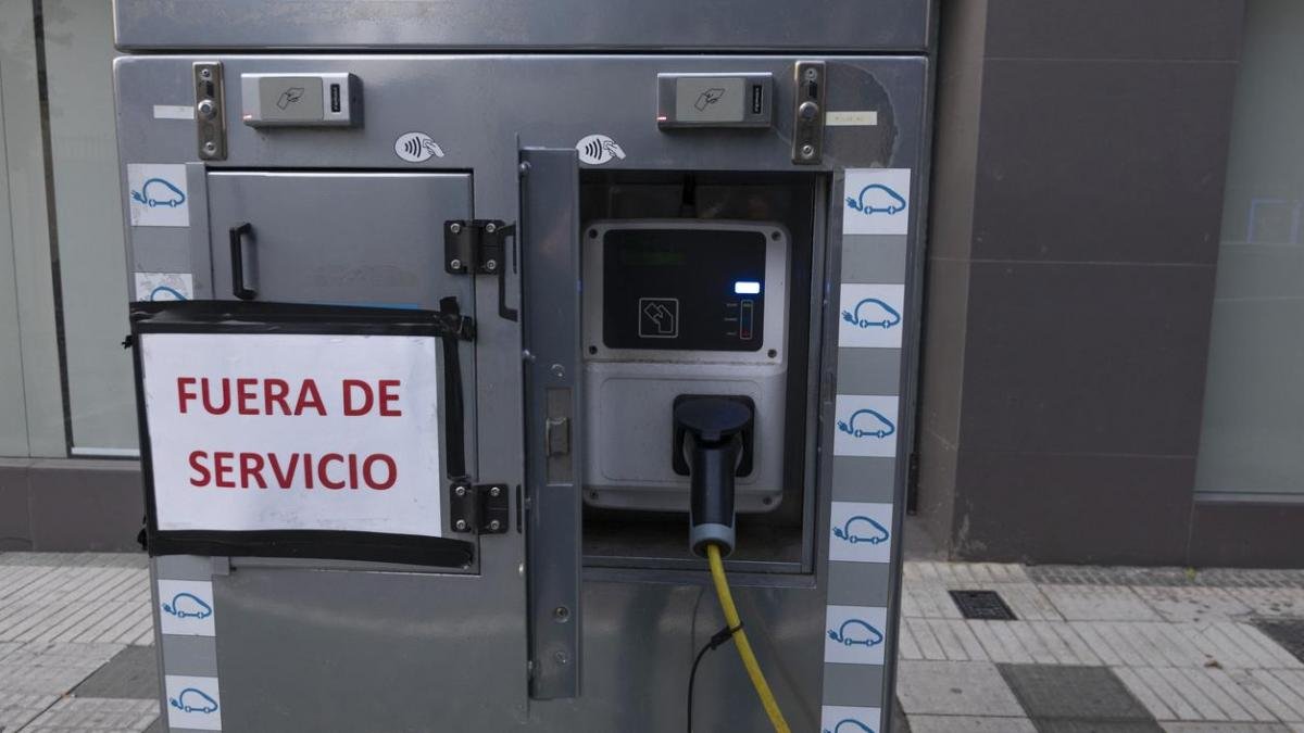 cargador fuera de servicio
