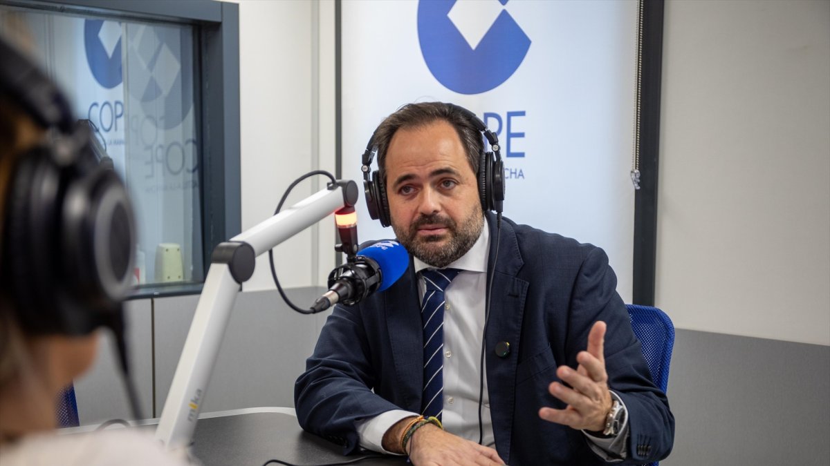 (Foto de ARCHIVO)
El presidente del PP de C-LM, Paco Núñez, en una entrevista en Cadena Cope.

REMITIDA / HANDOUT por PP
Fotografía remitida a medios de comunicación exclusivamente para ilustrar la noticia a la que hace referencia la imagen, y citando la procedencia de la imagen en la firma
10/1/2025