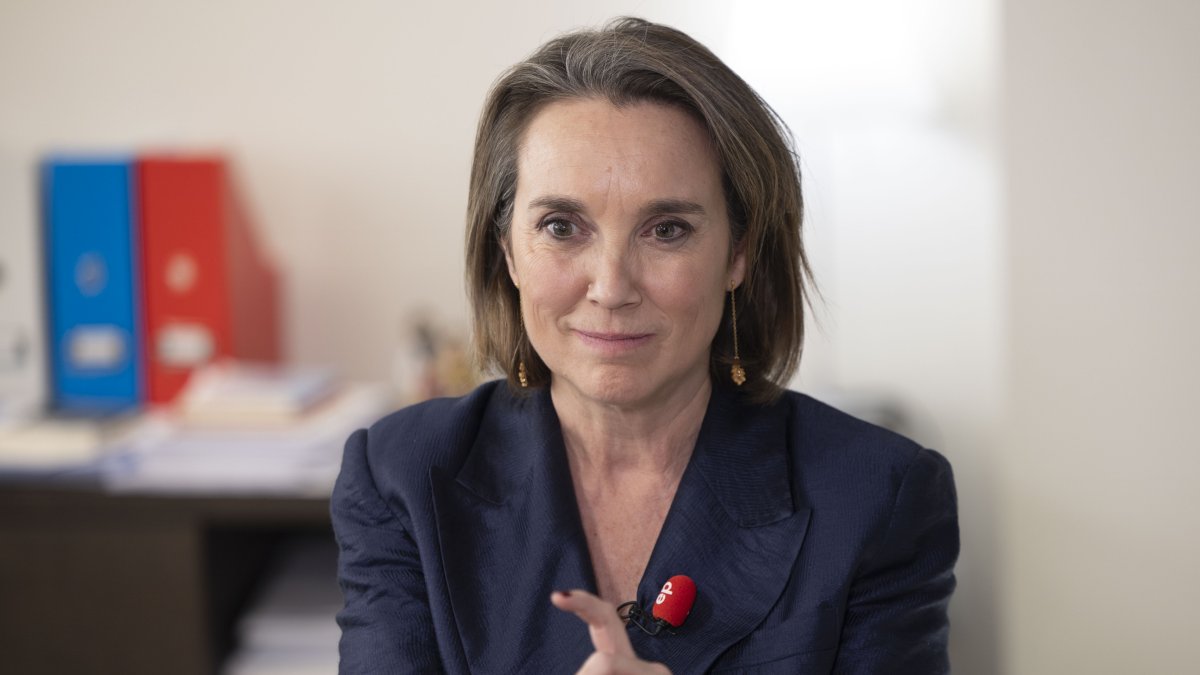 La secretaria general del PP, Cuca Gamarra.