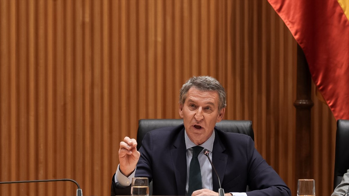 El presidente del Partido Popular, Alberto Núñez Feijóo.