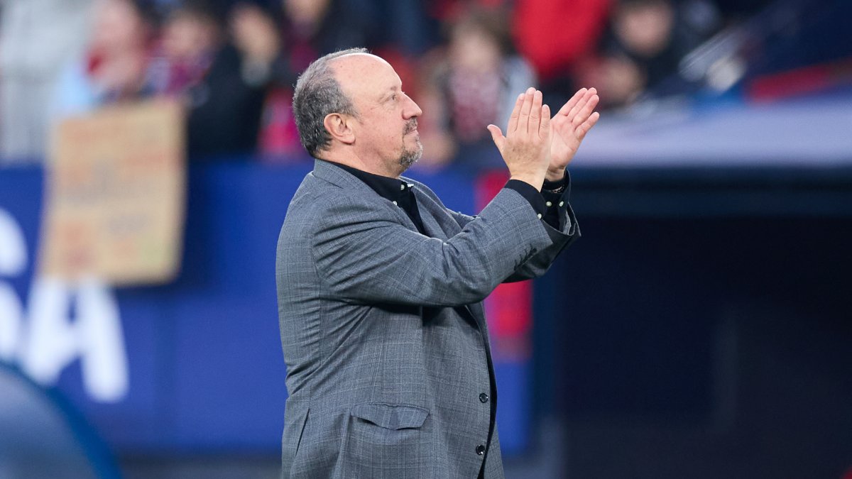 Rafa Benítez, durante un partido.