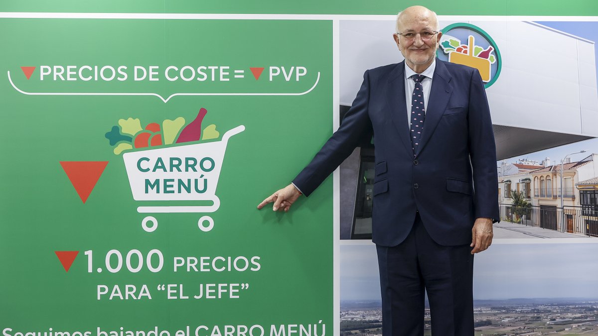 El presidente de Mercado, Juan Roig