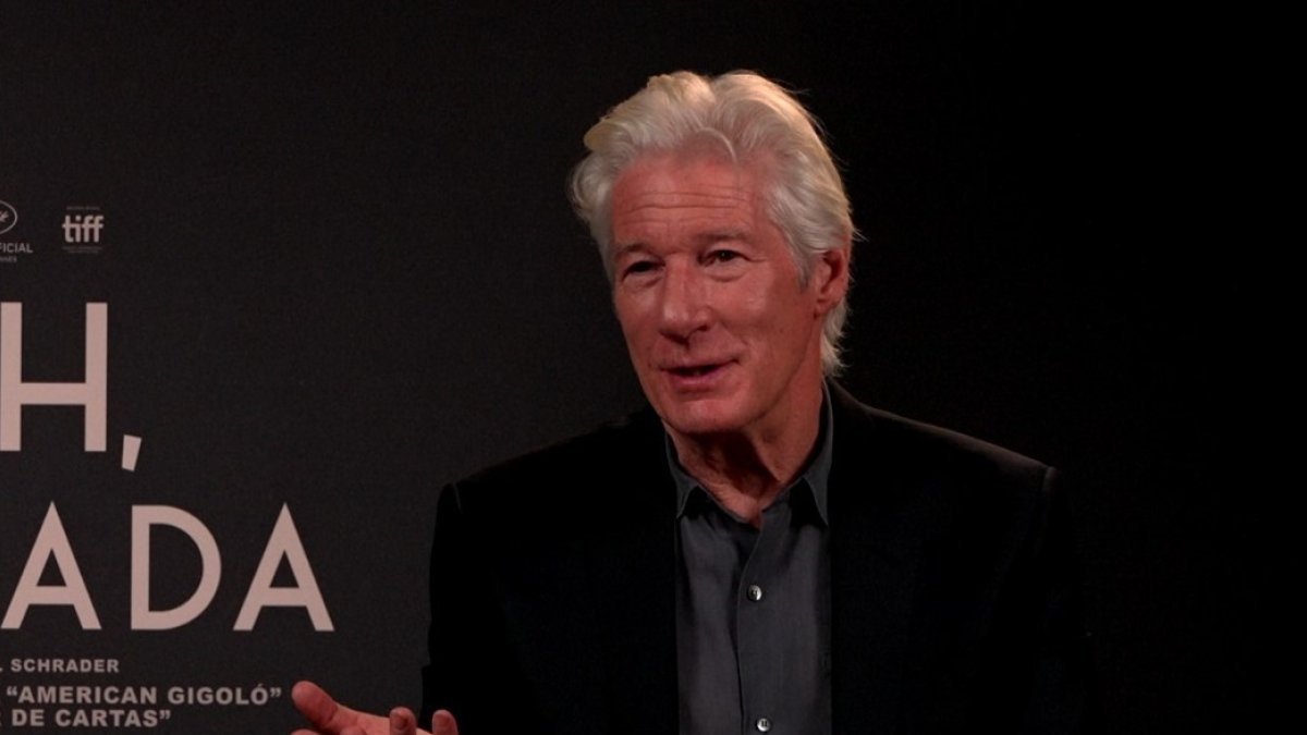 Richard Gere en presentando una de sus últimas películas.